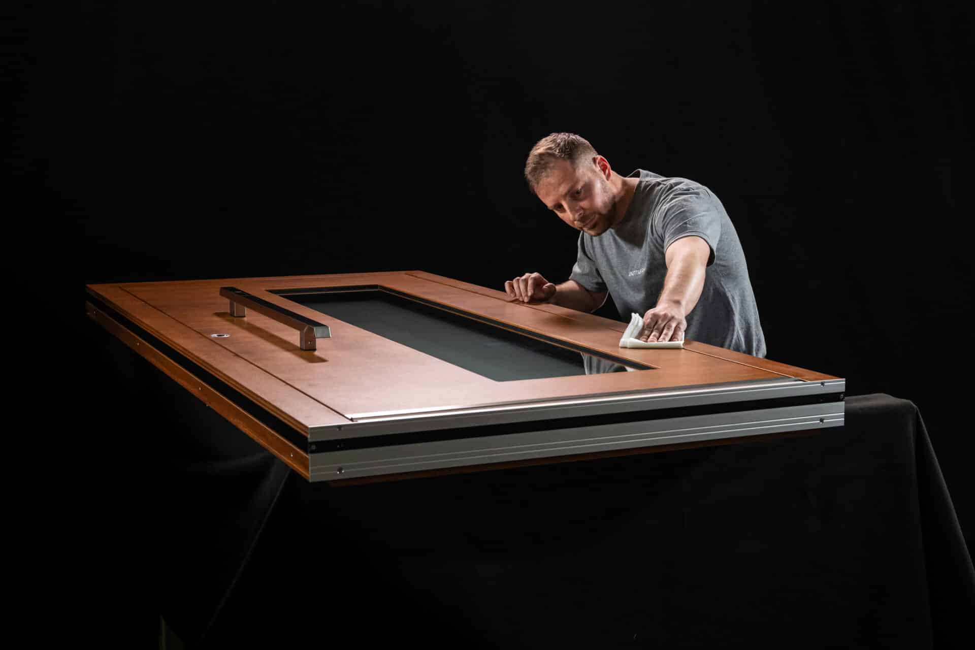 Fabriek aluminium voordeuren